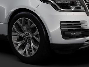range rover autobiography p400e lwb l405 2018 Modelo 3D
