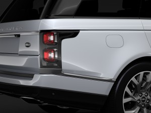 range rover autobiography p400e lwb l405 2018 Modelo 3D