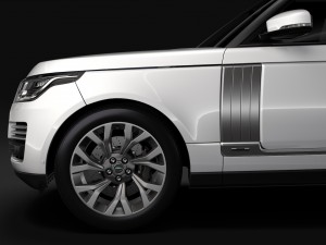 range rover autobiography p400e lwb l405 2018 Modelo 3D
