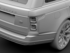 range rover autobiography p400e lwb l405 2018 Modelo 3D