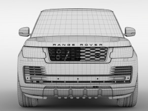 range rover autobiography p400e lwb l405 2018 Modelo 3D