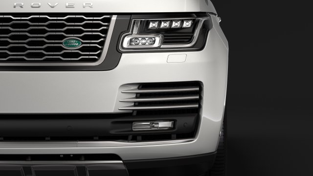 range rover vogue se lwb l405 2018 3D Model .c4d .max .obj .3ds .fbx .stl .blend 
