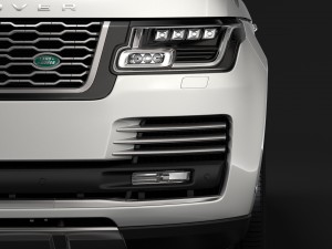 range rover vogue se lwb l405 2018 3D Model
