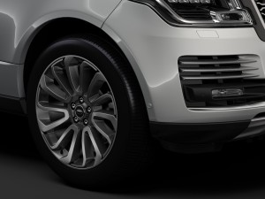 range rover vogue se lwb l405 2018 3D Model