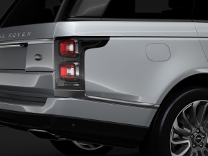 range rover vogue se lwb l405 2018 3D Model