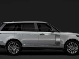 range rover vogue se lwb l405 2018 3D Model