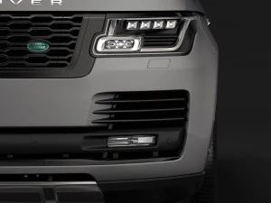 range rover vogue lwb l405 2018 3D Model