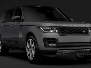range rover vogue lwb l405 2018 3D Model