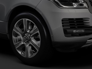 range rover vogue lwb l405 2018 Model 3D