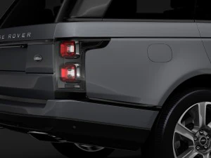 range rover vogue lwb l405 2018 3D Model