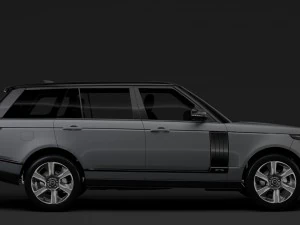 range rover vogue lwb l405 2018 3D Model