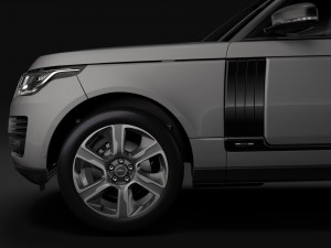 range rover vogue lwb l405 2018 Model 3D
