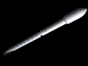 falcon 9 v12 3D Model