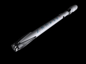 falcon 9 v12 fully reusable Modèle 3D