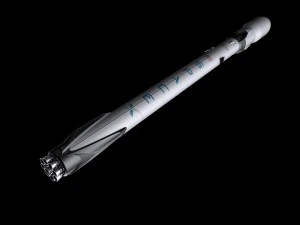 falcon 9 v12 fully reusable 3D Model