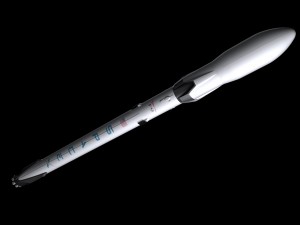 falcon 9 v12 fully reusable Modèle 3D