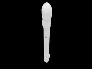 falcon 9 v12 fully reusable 3D Model