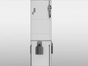 falcon 9 v12 fully reusable 3D Model