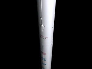falcon 9 v12 non reusable 3D Model