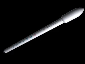falcon 9 v12 non reusable 3D Model