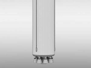 falcon 9 v12 non reusable Modelo 3D