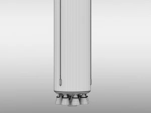 falcon 9 v12 non reusable 3D Model