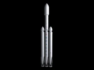 falcon heavy v12 3D Model