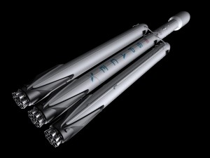 falcon heavy v12 3D Model