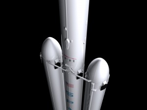 falcon heavy v12 3D Model