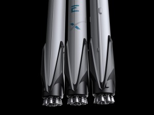 falcon heavy v12 3D Model
