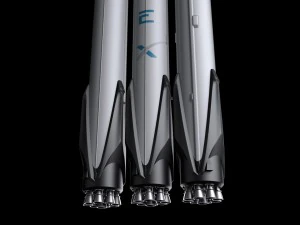 falcon heavy v12 3D Model