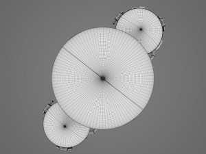 falcon heavy v12 3D Model