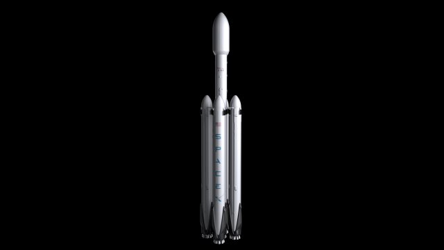 falcon super heavy v12 Modèle 3D .c4d .max .obj .3ds .fbx .stl .blend 