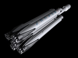 falcon super heavy v12 Modèle 3D