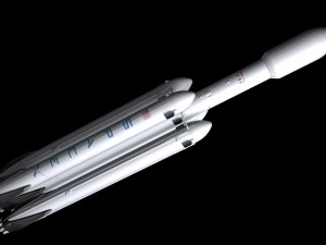 falcon super heavy v12 Modèle 3D