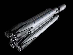 falcon super heavy v12 fully reusable 3D Model