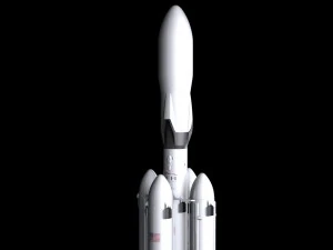 falcon super heavy v12 fully reusable 3D Model