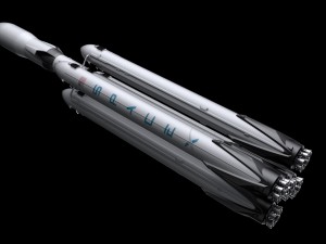 falcon super heavy v12 fully reusable 3D Модель