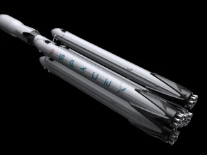 falcon super heavy v12 fully reusable 3D Model