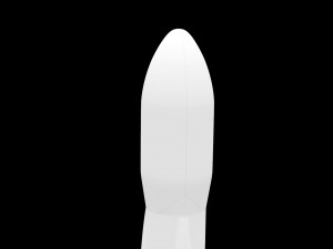 falcon super heavy v12 fully reusable 3D Модель