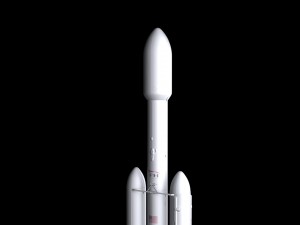 falcon heavy v12 non reusable 3D Модель