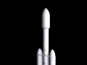falcon heavy v12 non reusable 3D Model