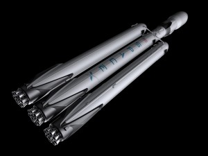 falcon heavy v12 fully reusable Modèle 3D