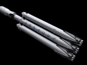 falcon heavy v12 fully reusable Modèle 3D