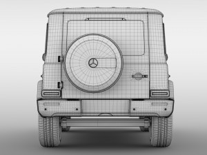mercedes-benz g 500 w464 2018 Modelo 3D