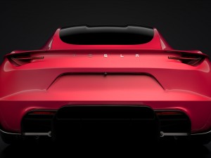 tesla roadster 2020 3D Модель
