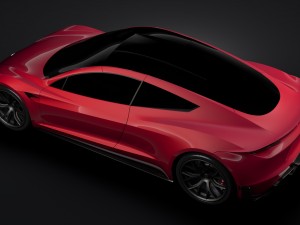 tesla roadster 2020 3D Модель