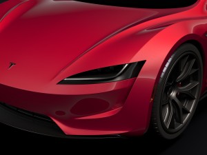 tesla roadster 2020 3D Модель