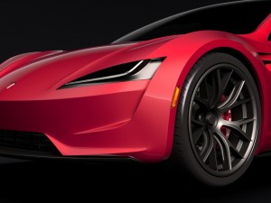 tesla roadster 2020 3D Модель