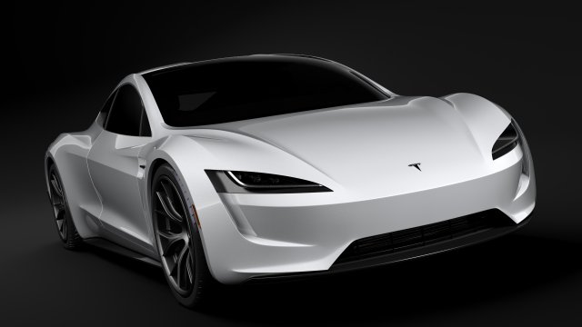 tesla coupe 2020 3D Model .c4d .max .obj .3ds .fbx .stl .blend 